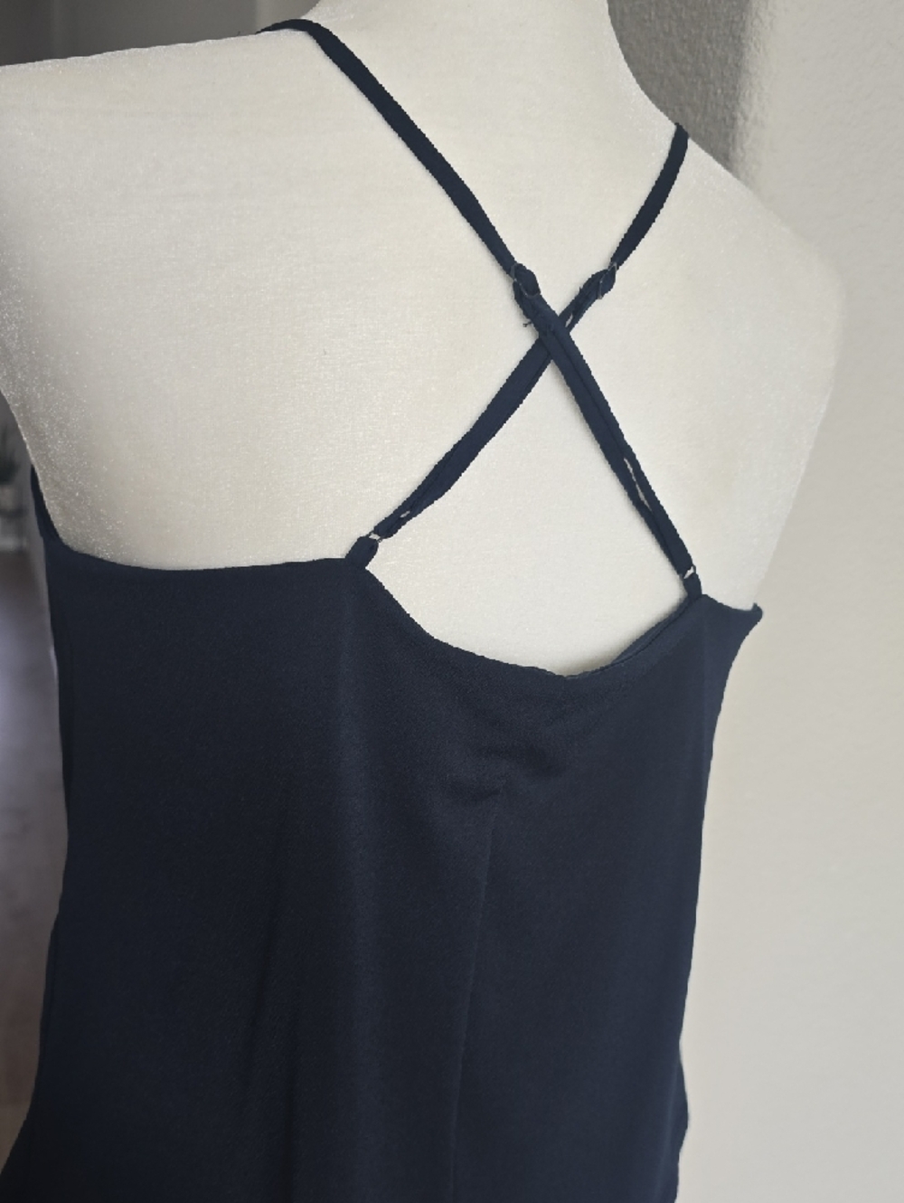 Banana Republic Black Draped Front Spaghetti Strap Camisole - Picture 3 of 4